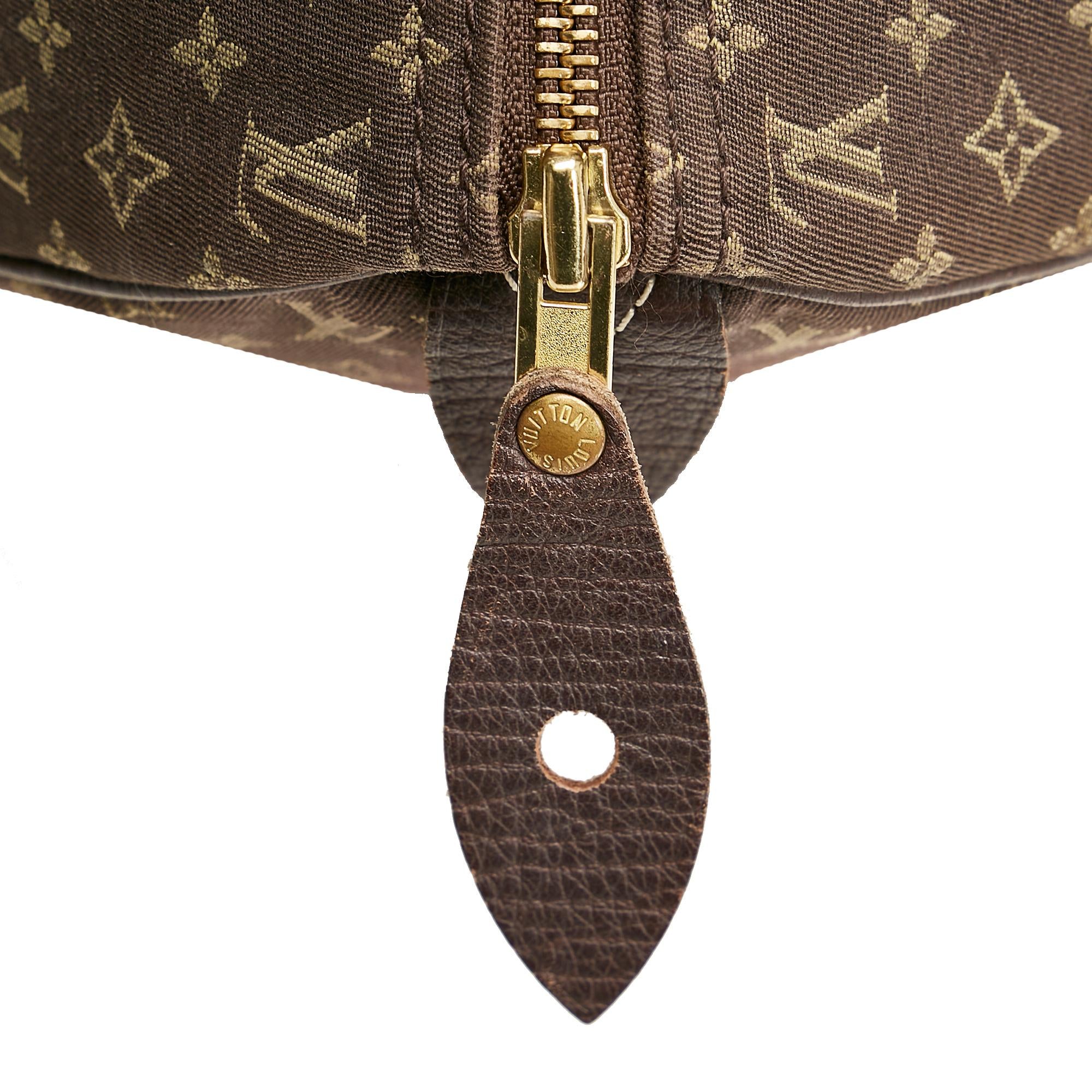 Louis Vuitton Monogram Mini Lin Speedy 30 (SHG-Q4pfq5)