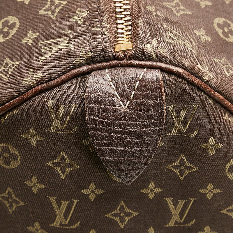 Louis Vuitton Monogram Mini Lin Speedy 30 Satchel (SHF-XD8FwF
