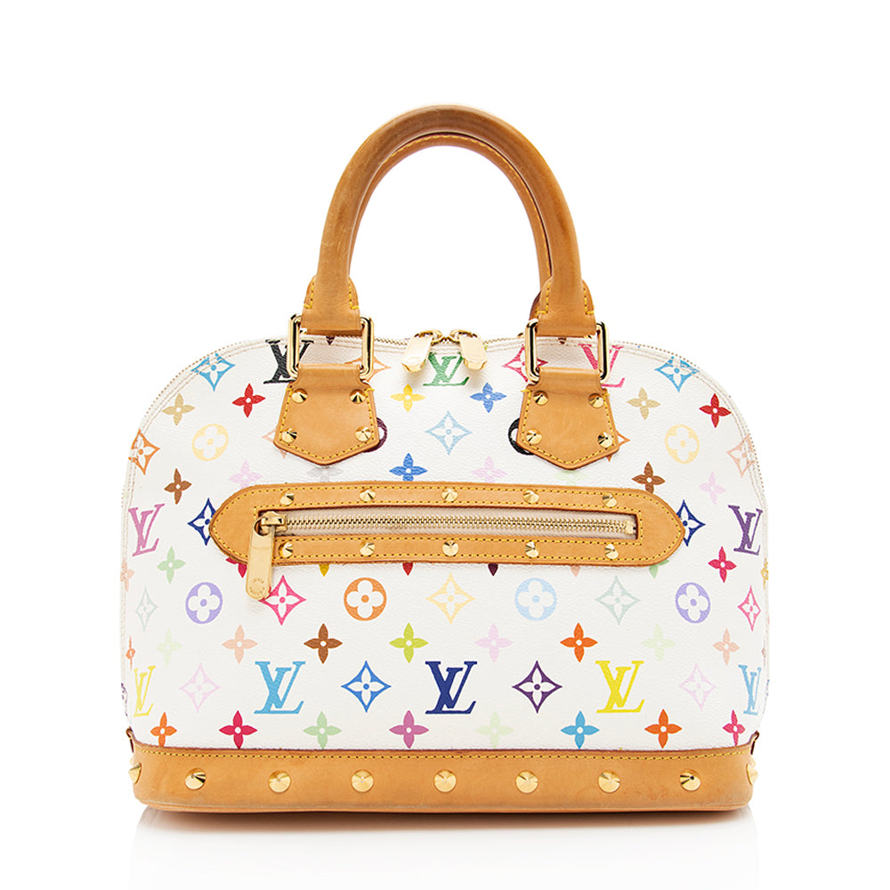 Louis Vuitton Monogram Multicolore Alma Satchel (SHF-19798)