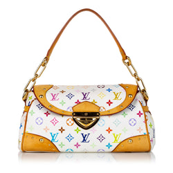 Louis Vuitton White Multicolor Monogram Canvas Beverly Bag For