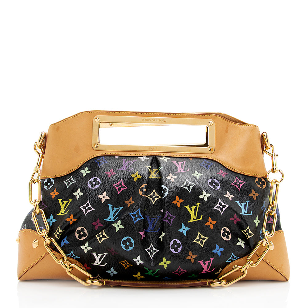 Louis Vuitton Monogram Multicolore Judy GM Shoulder Bag (SHF-18307) – LuxeDH