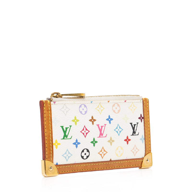 Louis Vuitton Monogram Multicolore Key Pouch (SHF-23508)