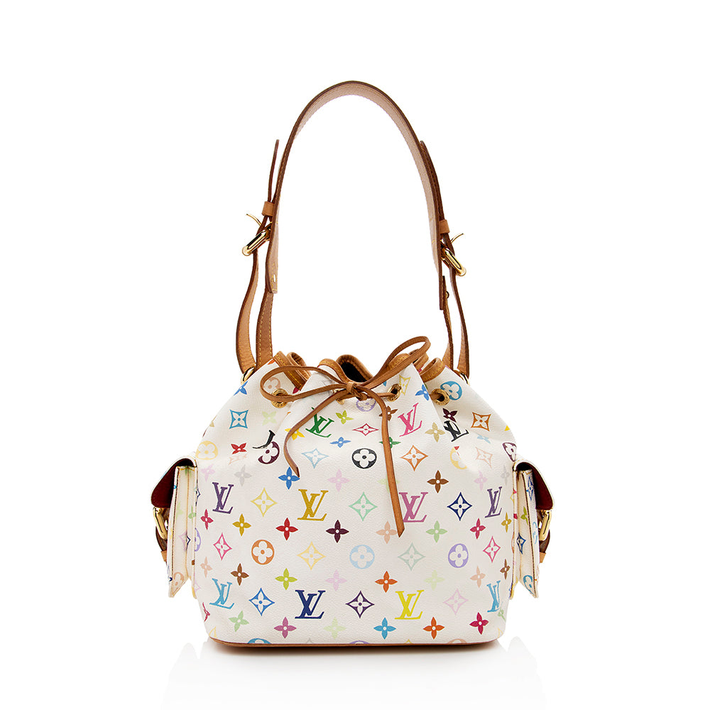 Louis Vuitton Monogram Multicolore Petit Noe Shoulder Bag - FINAL SALE (SHF-15074)