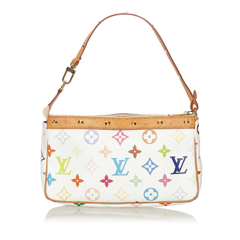 Louis Vuitton - Authenticated Pochette Accessoire Clutch Bag - Cloth Multicolour for Women, Very Good Condition