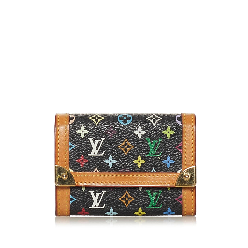 Louis Vuitton Monogram Multicolore Porte Monnaie Plat (SHG-34394) – LuxeDH
