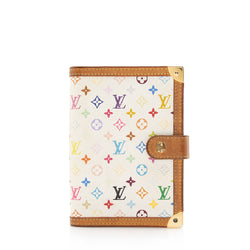 Louis Vuitton Monogram Multicolore Small Ring Agenda Cover (SHF-14689) –  LuxeDH