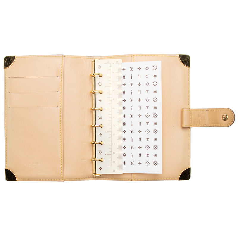 Louis Vuitton White Monogram Multicolore Small Agenda/Notebook