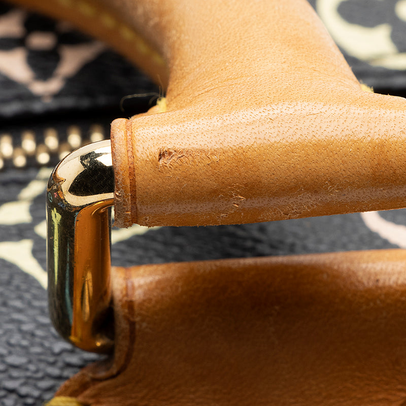 Speedy bandoulière leather handbag Louis Vuitton Gold in Leather