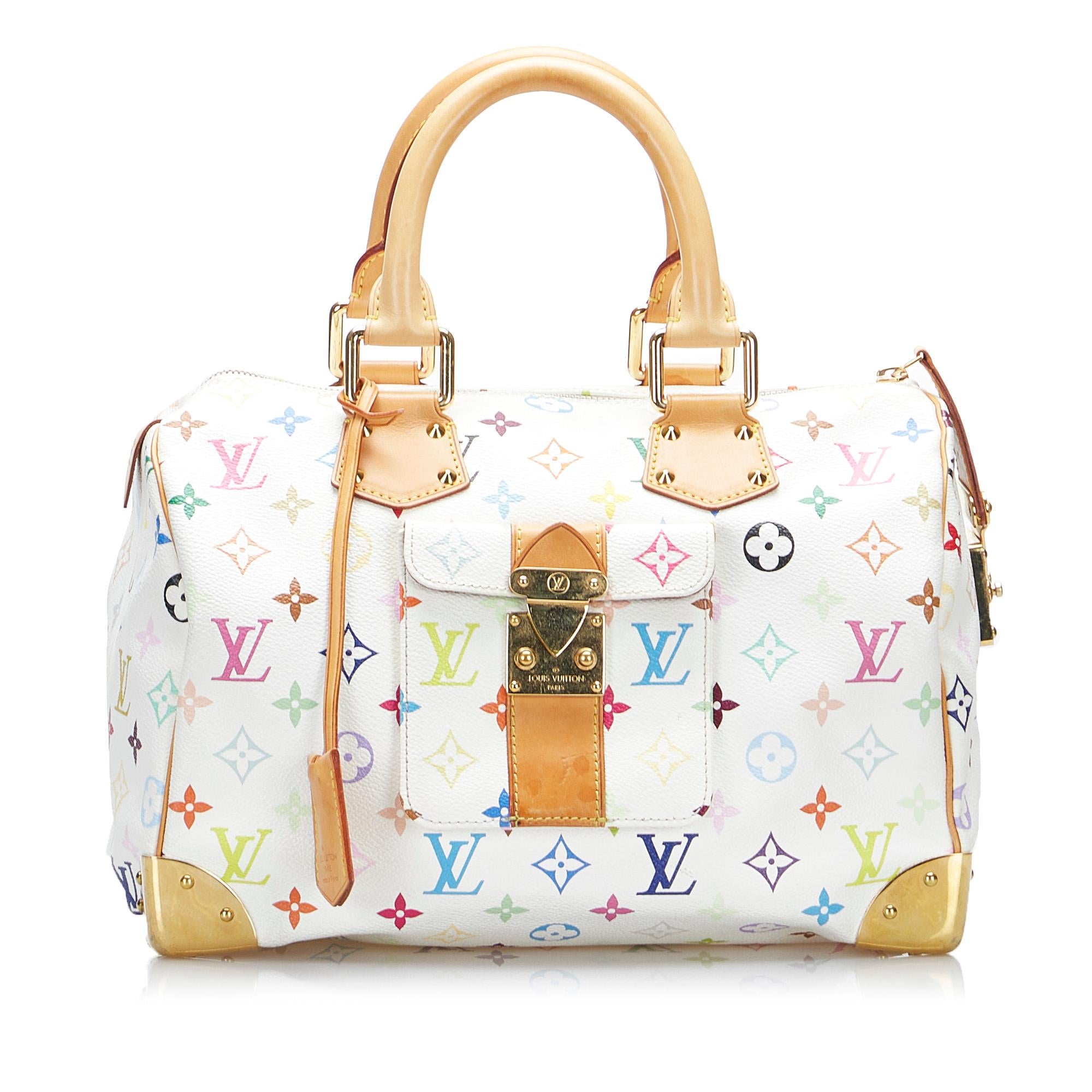 Louis Vuitton Monogram Multicolore Speedy 30 (SHG-RHNCAL)