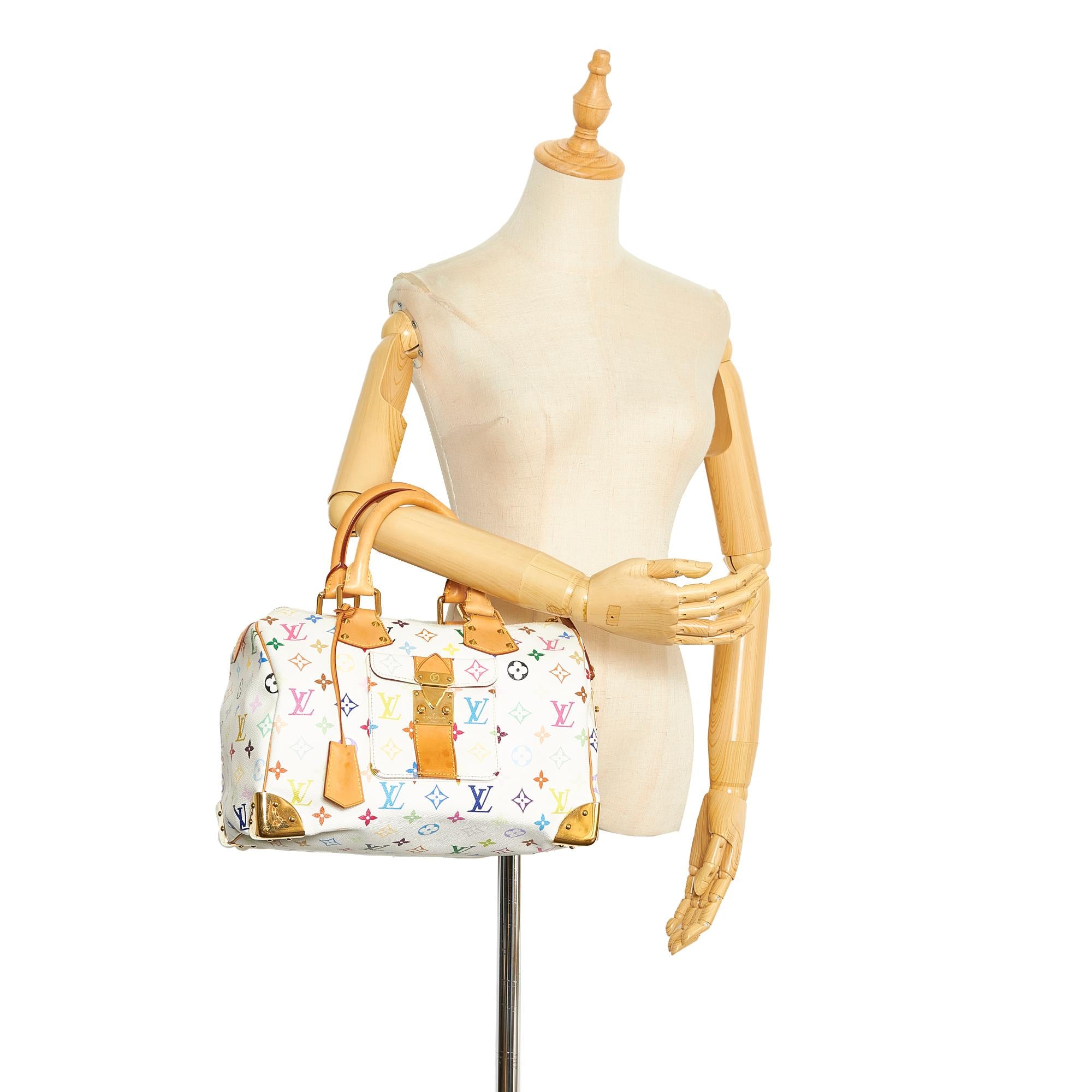 Louis Vuitton Monogram Multicolore Speedy 30 (SHG-RHNCAL)