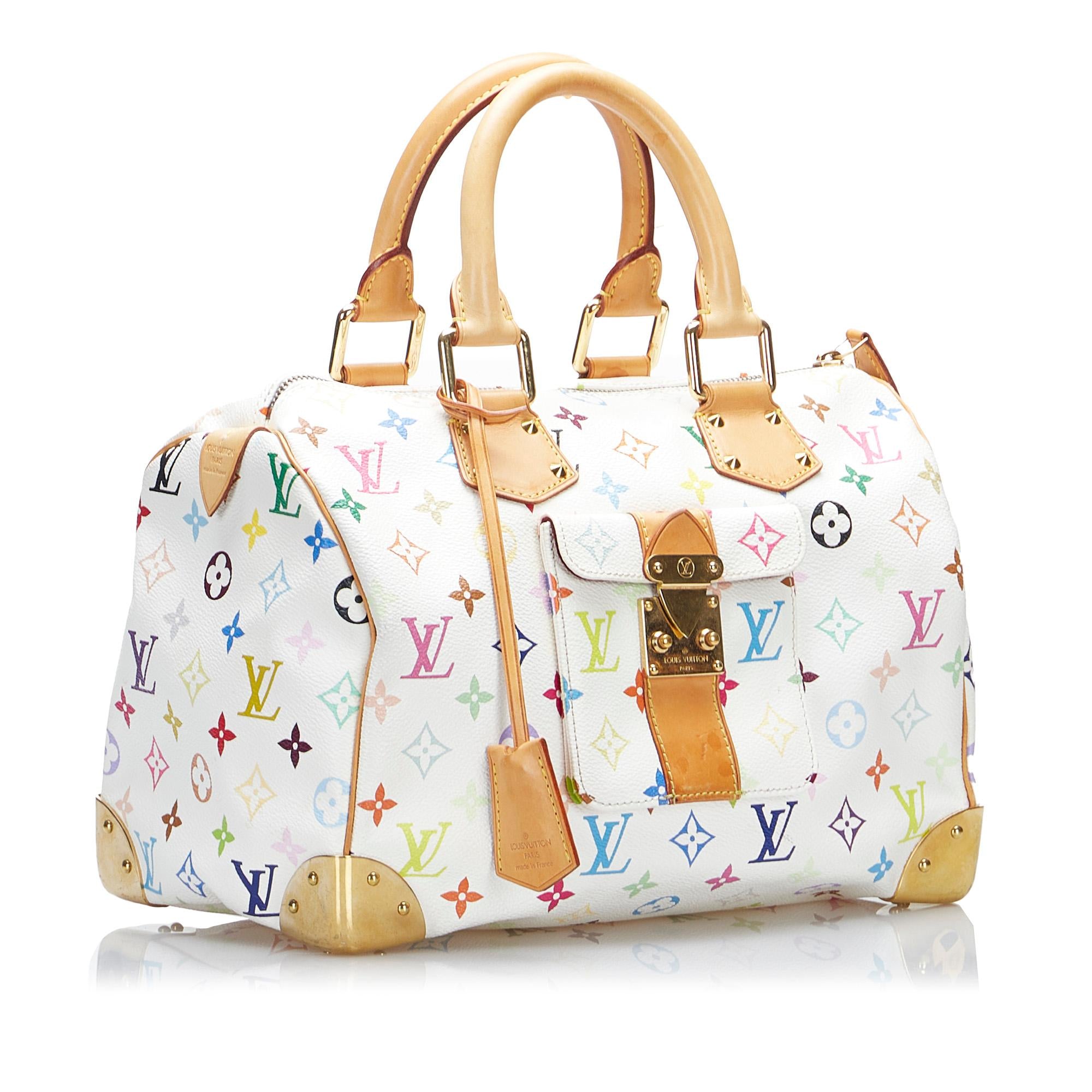 Louis Vuitton Monogram Multicolore Speedy 30 (SHG-RHNCAL)