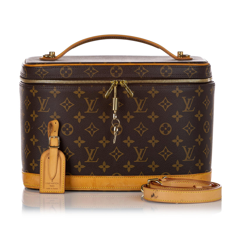 Louis Vuitton Monogram Nice Vanity Case (SHG-24321)