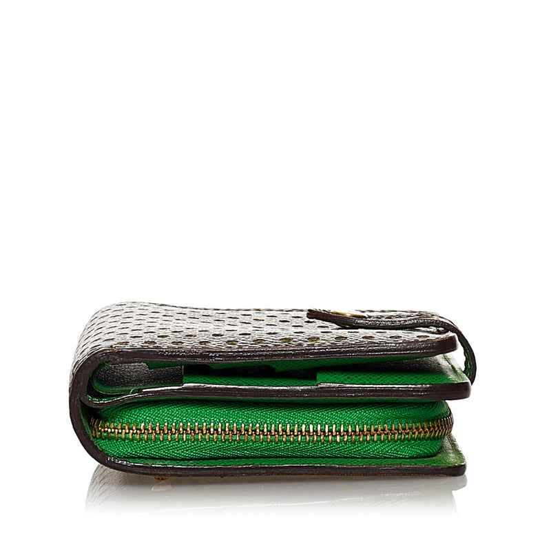 Louis Vuitton, Bags, Auth Louis Vuitton Perforated Short Wallet