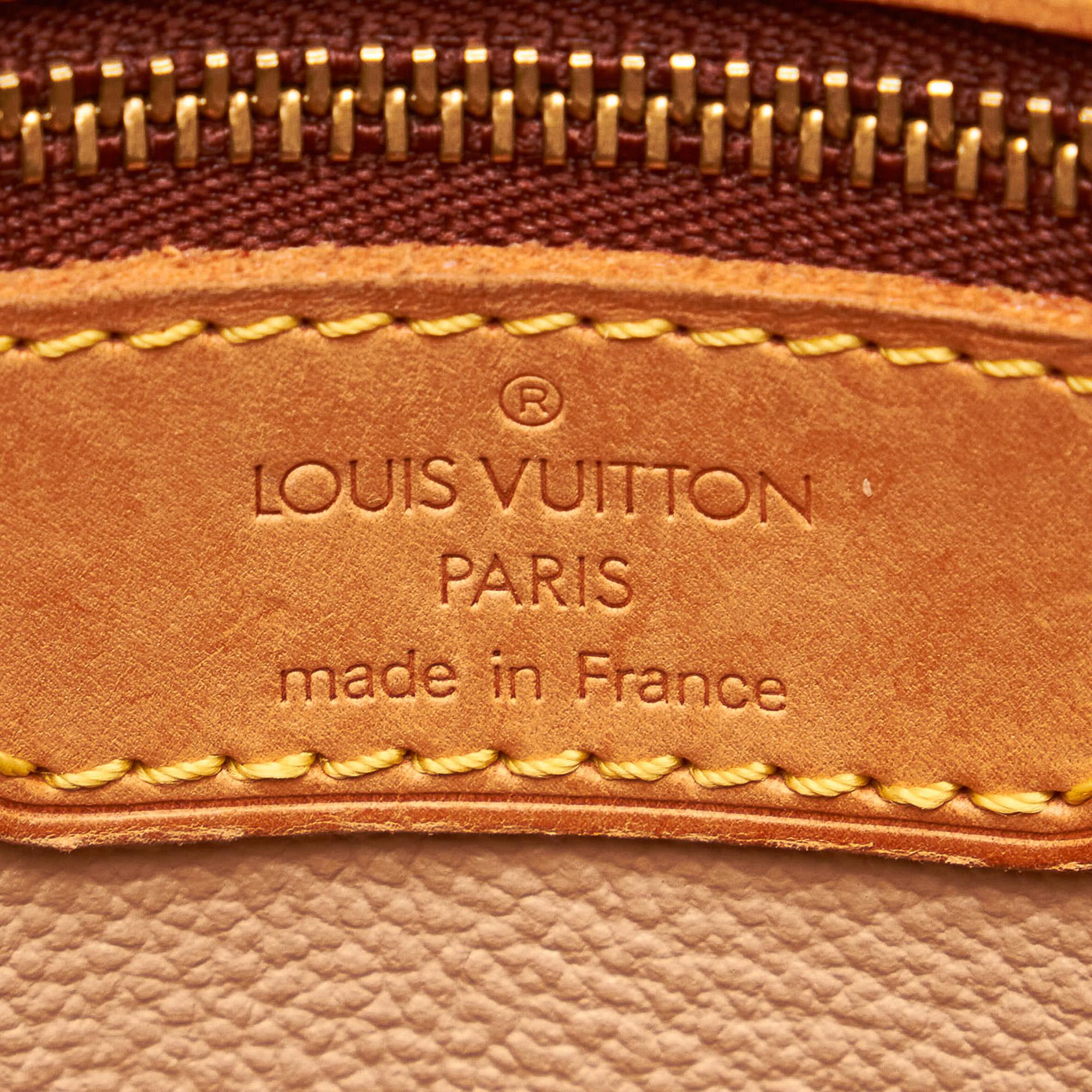 Louis Vuitton Monogram Petit Bucket Bag (SHG-32610)