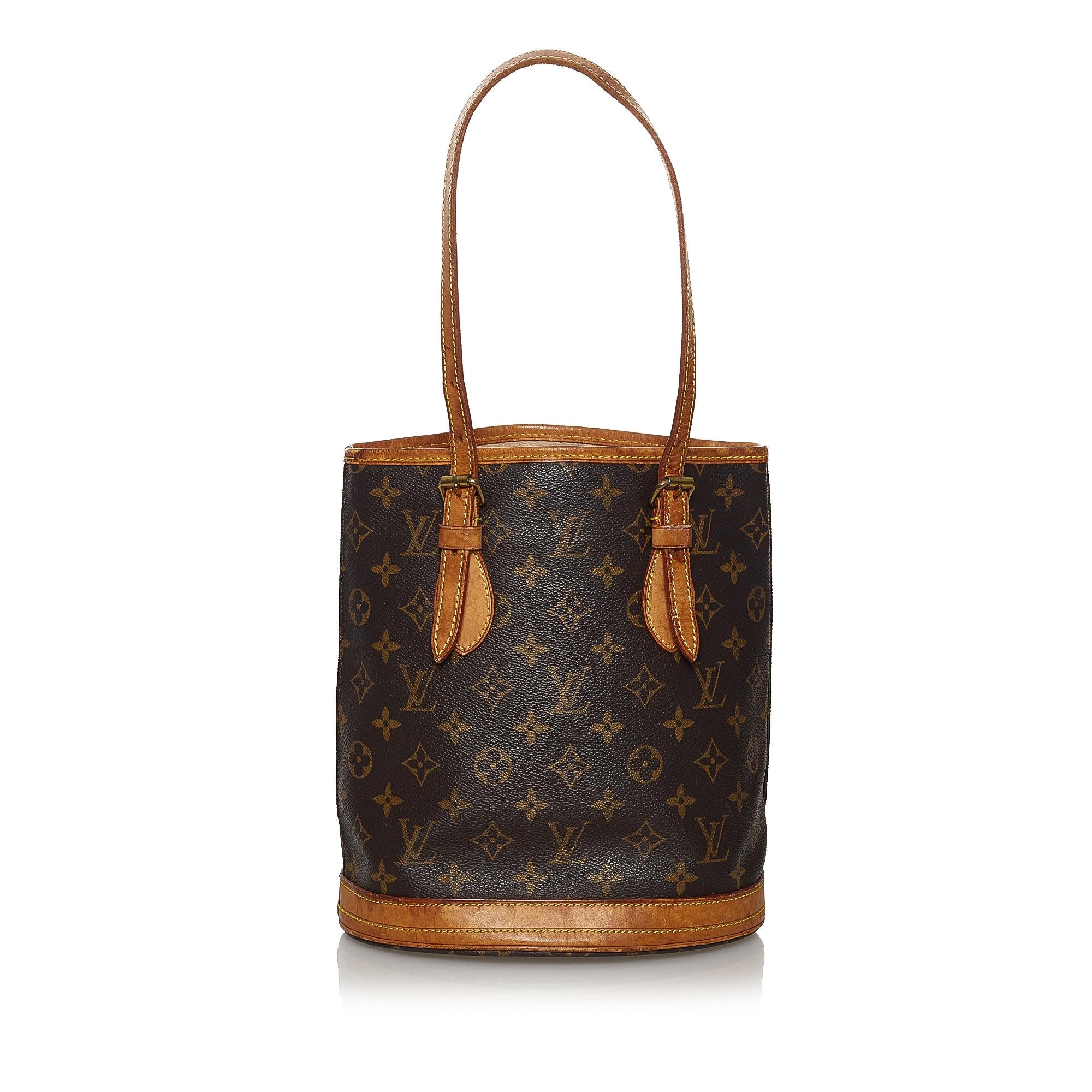 Louis Vuitton Monogram Petit Bucket (SHG-36335)