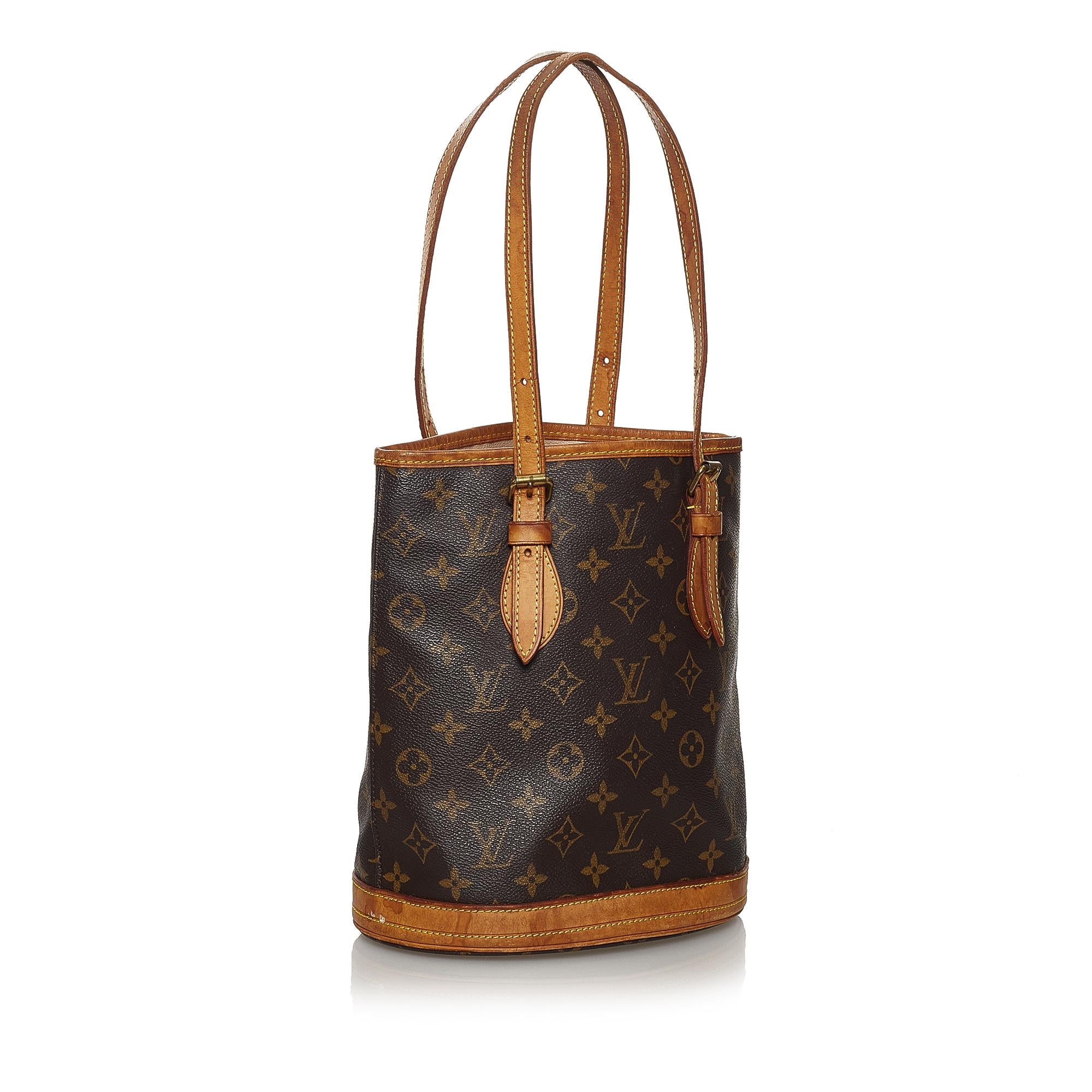 Louis Vuitton Monogram Petit Bucket (SHG-36335)