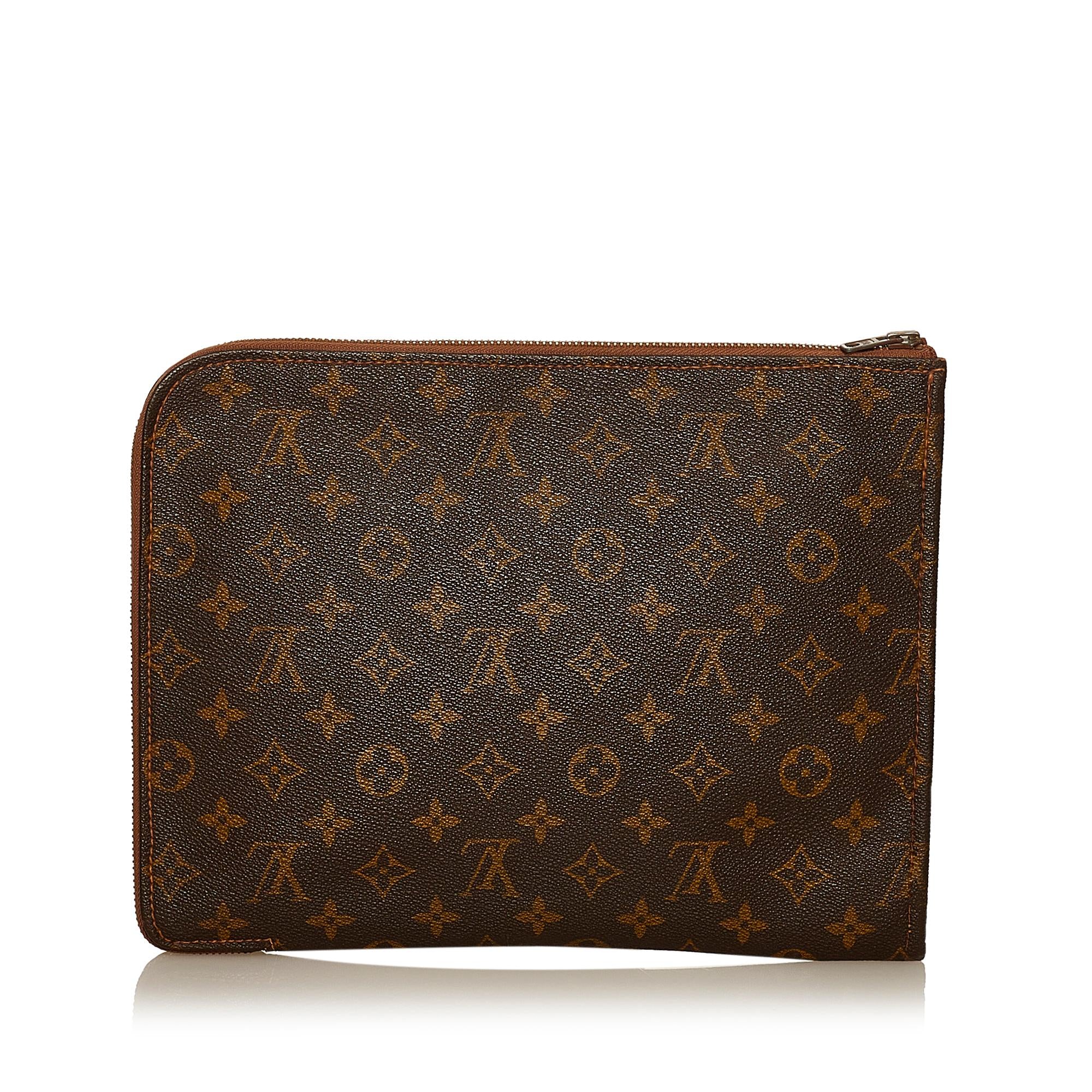 Louis Vuitton Monogram Poche Documents Portfolio (SHG-29565)