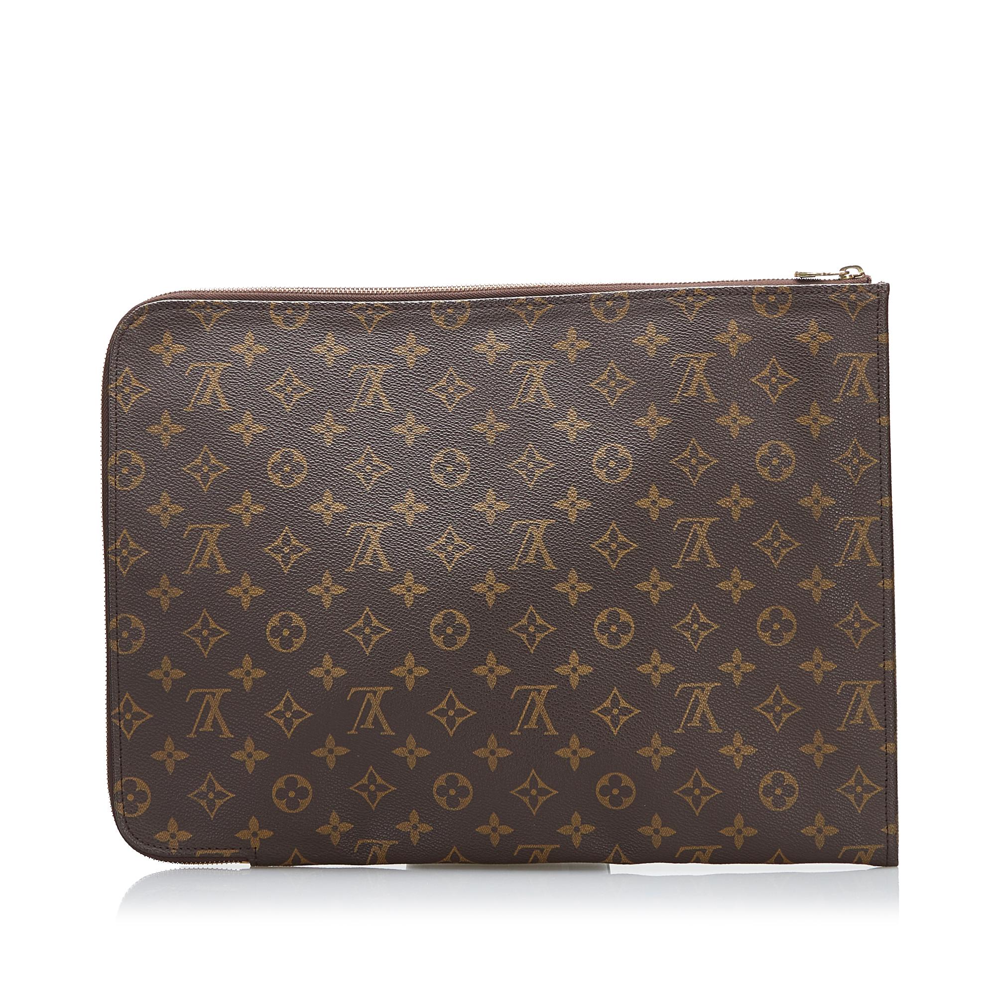 Louis Vuitton Monogram Poche Documents Portfolio (SHG-aJeauv)