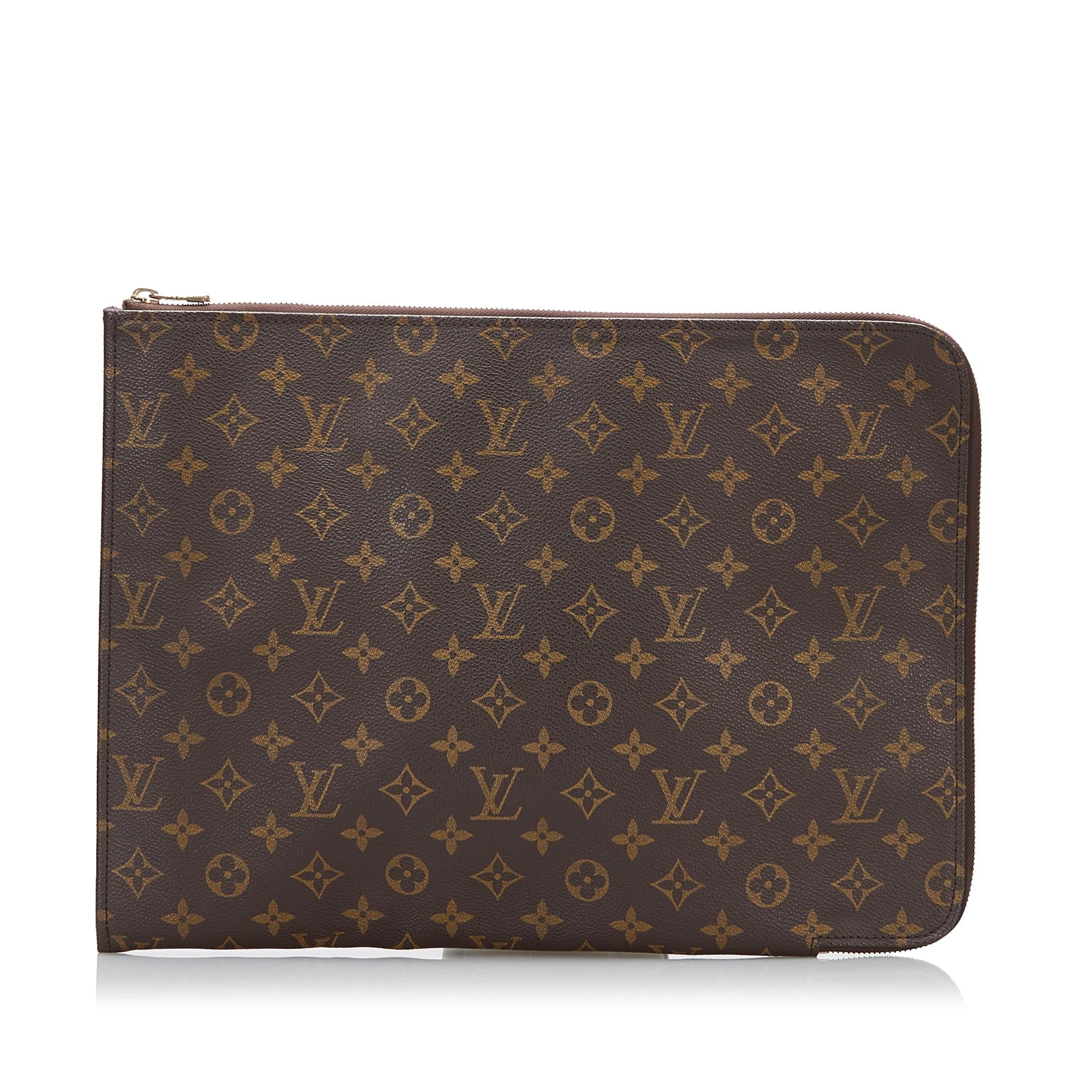 Louis Vuitton Monogram Poche Documents Portfolio (SHG-aJeauv)