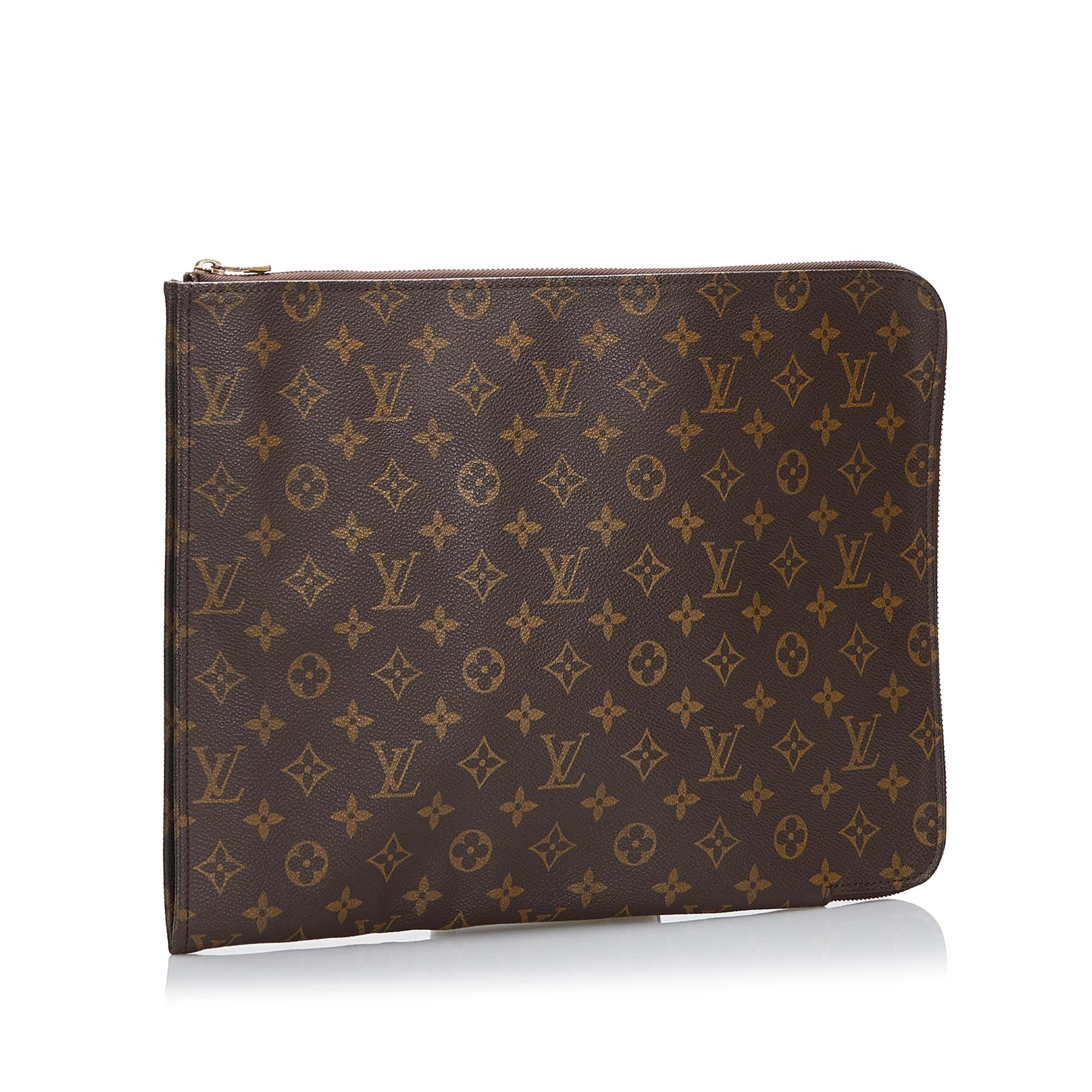 Louis Vuitton Monogram Poche Documents Portfolio (SHG-aJeauv)