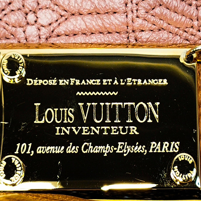 Balenciaga Paris Authenticated Bronze metallic bag numbered metal plate  Vintage