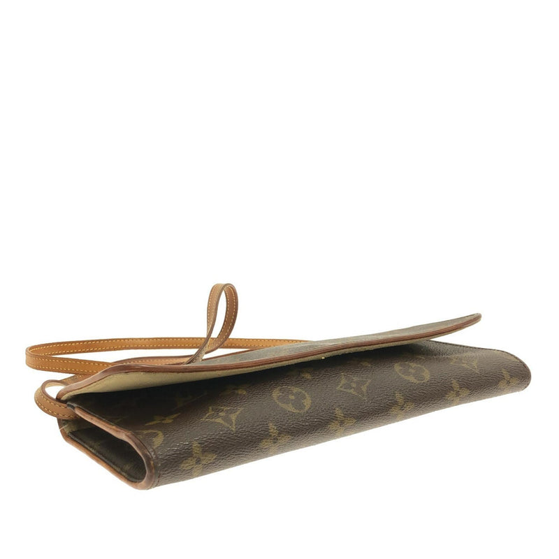 Louis Vuitton Monogram Double Flat Crossbody Bag (SHG-32846) – LuxeDH
