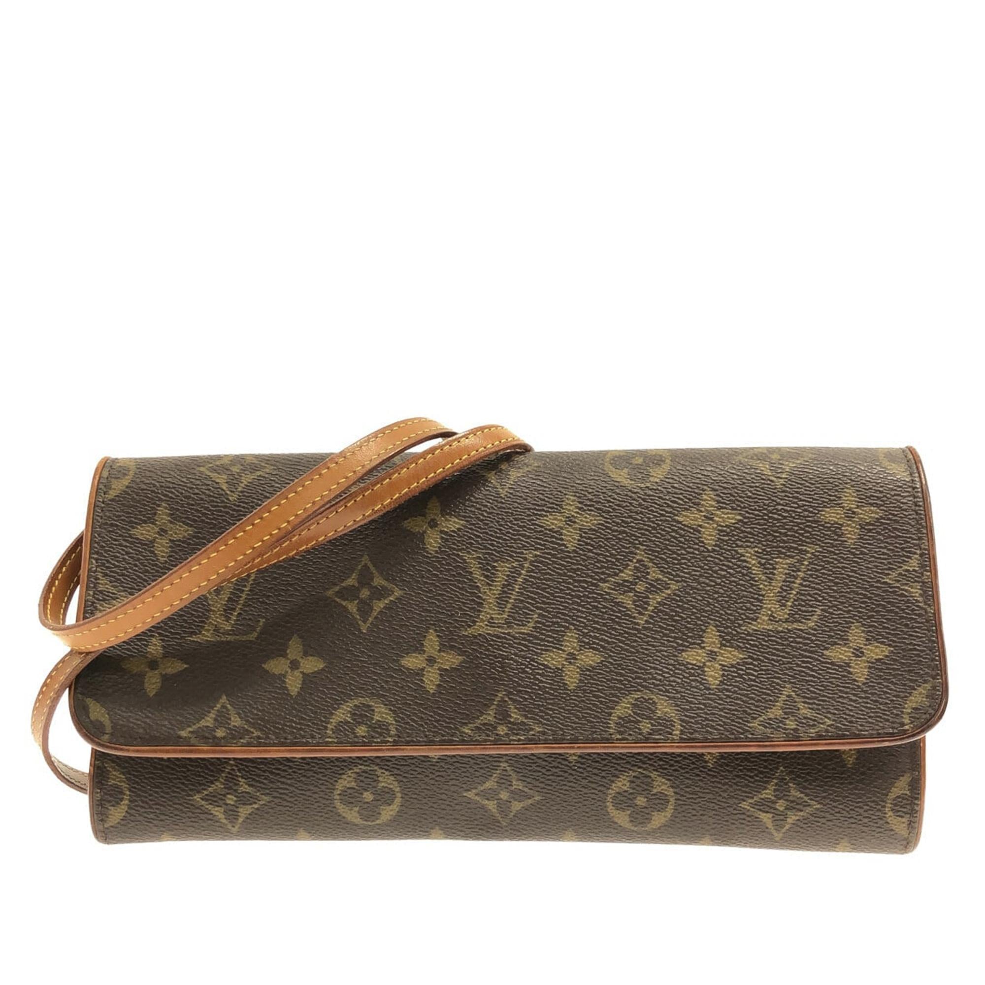 Louis Vuitton Monogram Pochette Twin GM (SHG-bOCiOI)