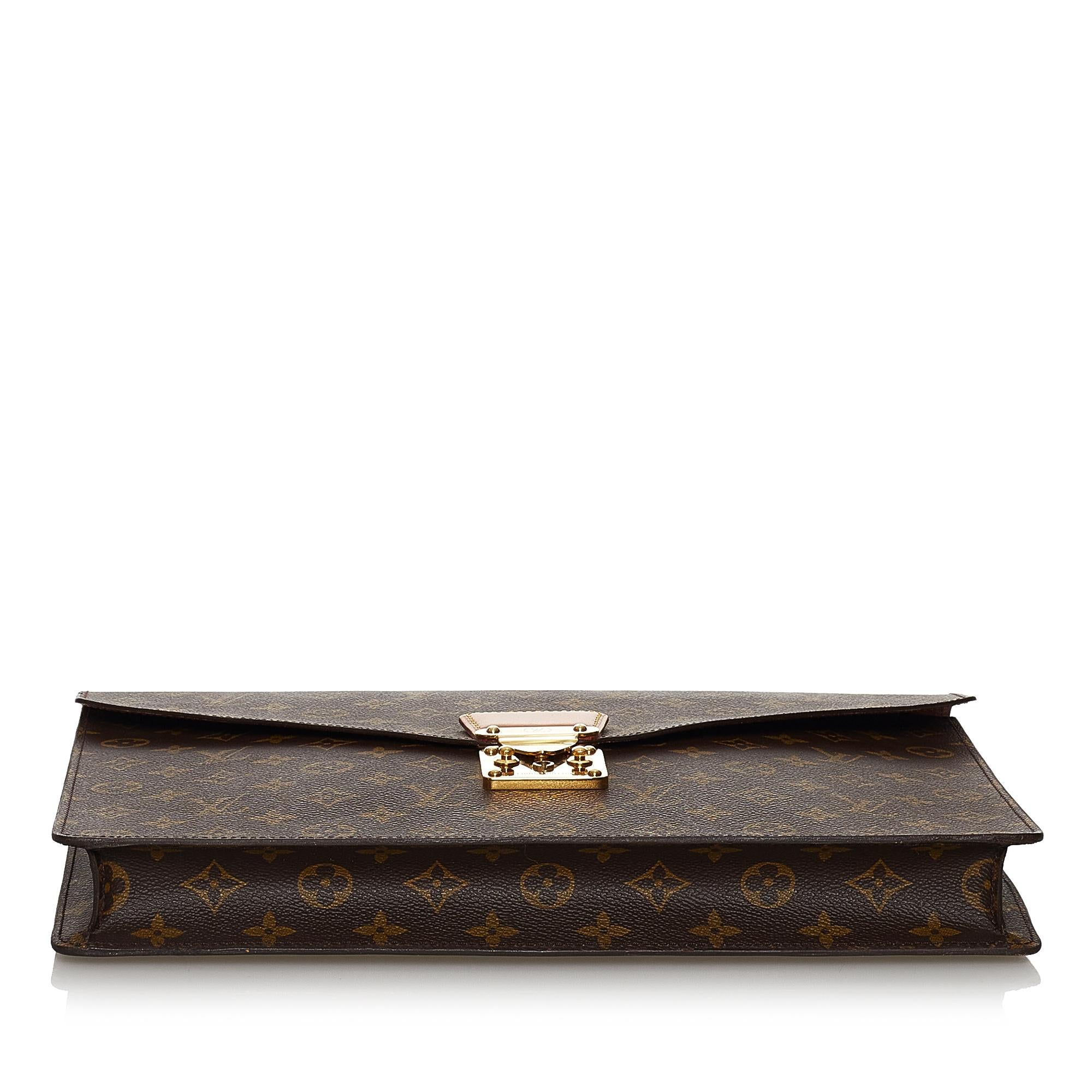 Louis Vuitton Monogram Porte Documents Senateur (SHG-30029)