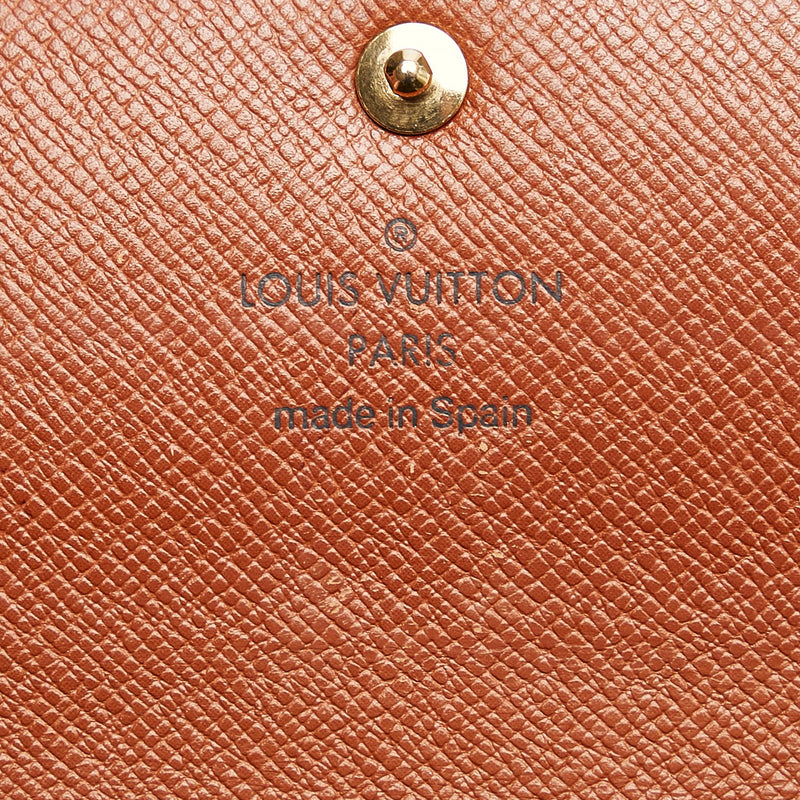 Louis Vuitton Monogram Porte Monnaie Billets (SHG-26735)