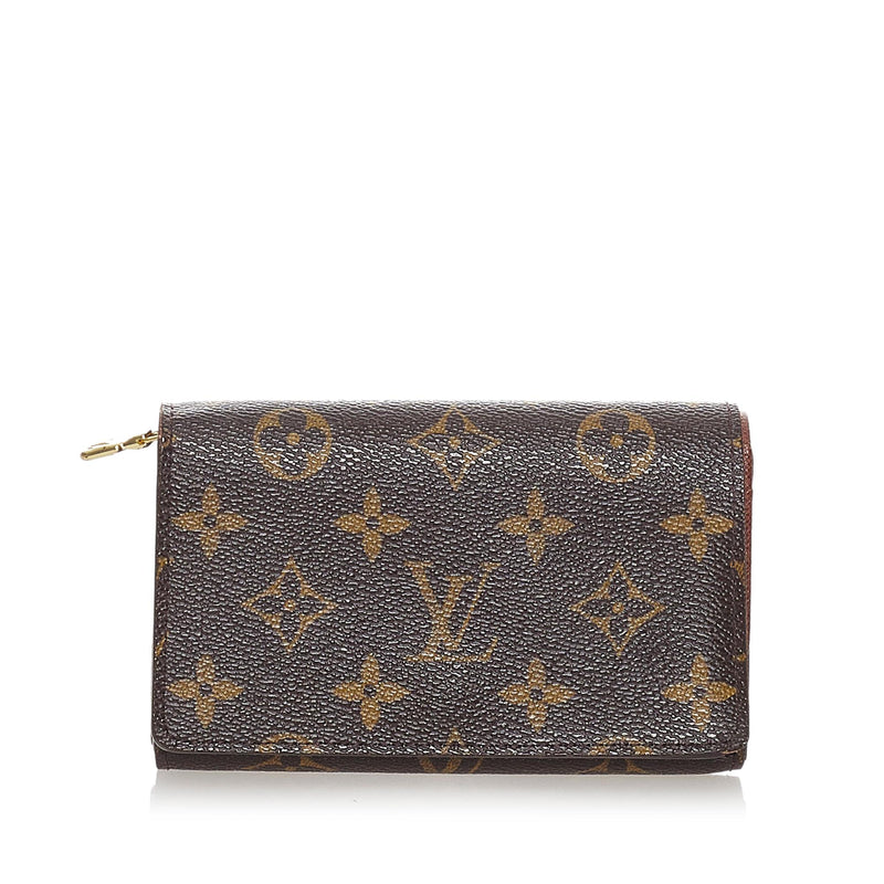 Louis Vuitton Monogram Porte Monnaie Billets (SHG-28026)