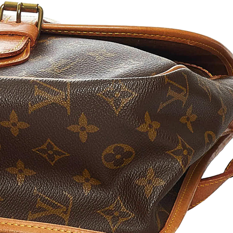 Louis Vuitton Gibeciere GM M42249 Brown Monogram Shoulder Bag 11475