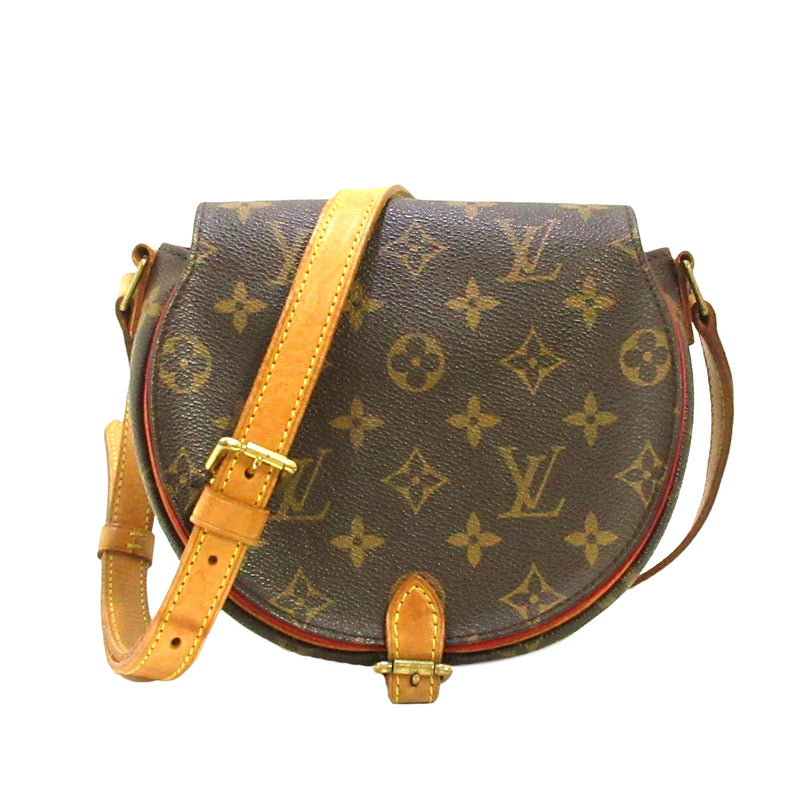 Louis Vuitton - Authenticated Tambourin Vintage Handbag - Cloth Brown Plain for Women, Very Good Condition