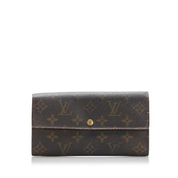 Louis Vuitton Monogram Sarah Long Wallet (SHG-37442) – LuxeDH