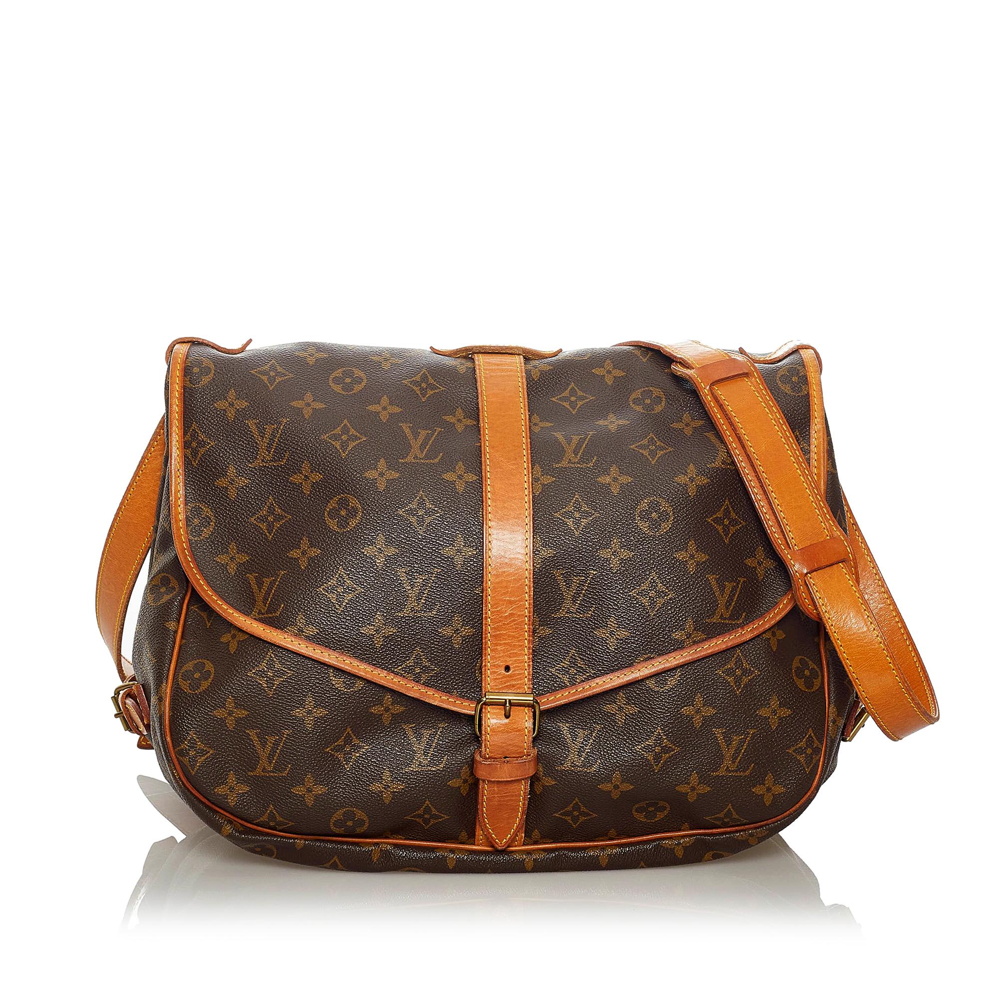 Louis Vuitton Monogram Saumur 35 (SHG-28718)