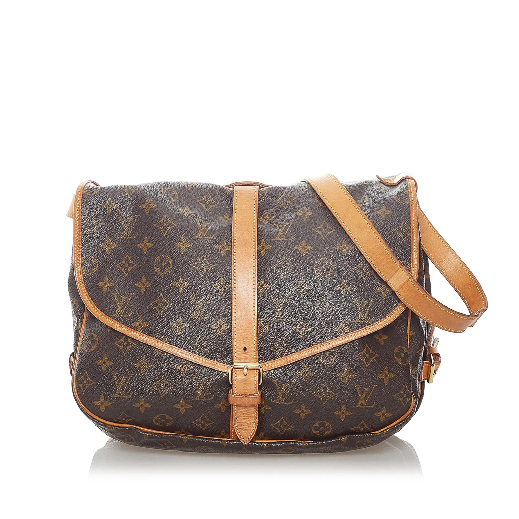 Louis Vuitton Monogram Saumur 35 (SHG-32028)