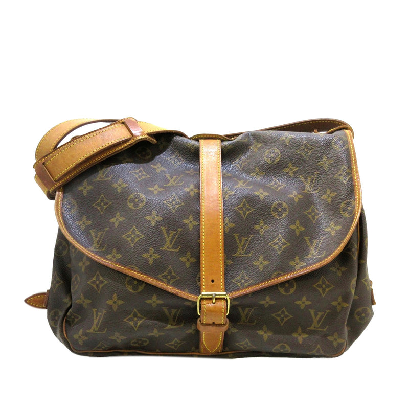 LOUIS VUITTON AuthenticMonogram Saumur 35 Handbag