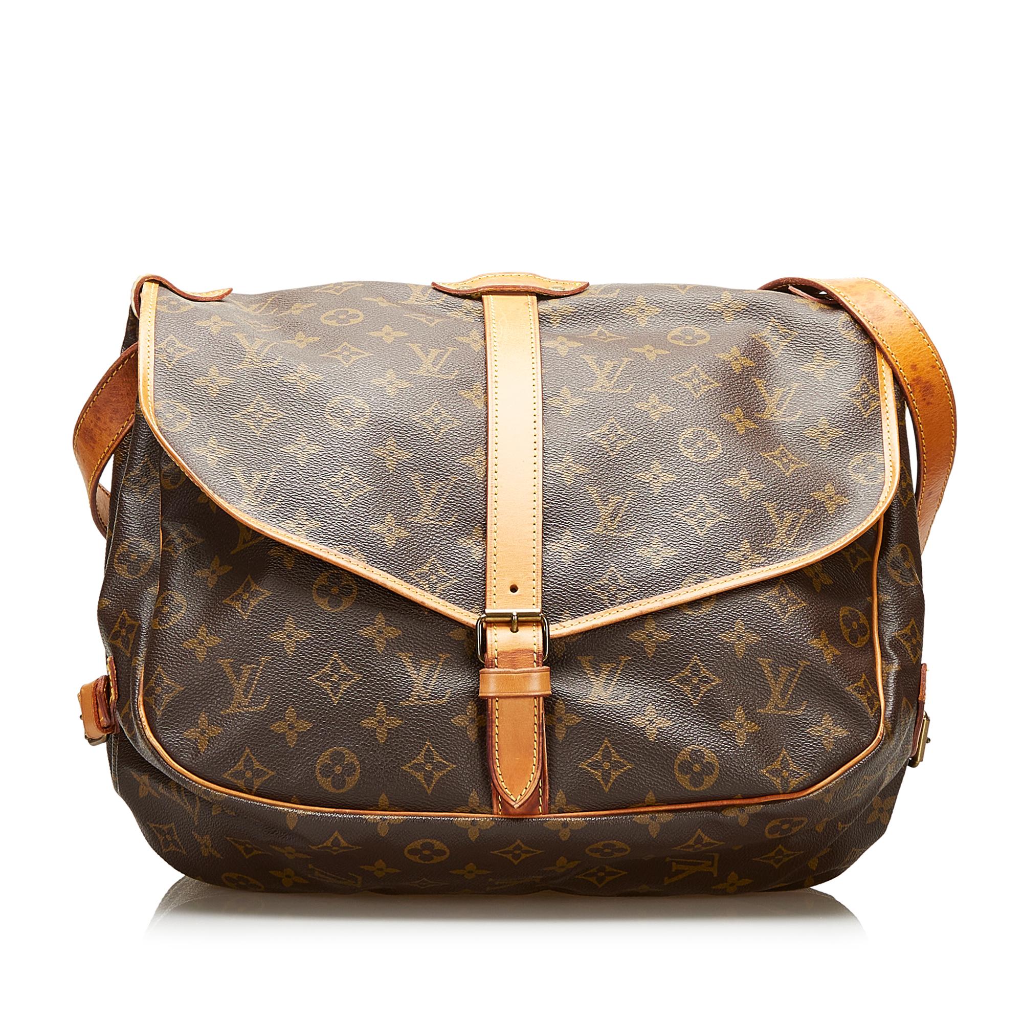 Louis Vuitton Monogram Saumur 35 (SHG-35236)