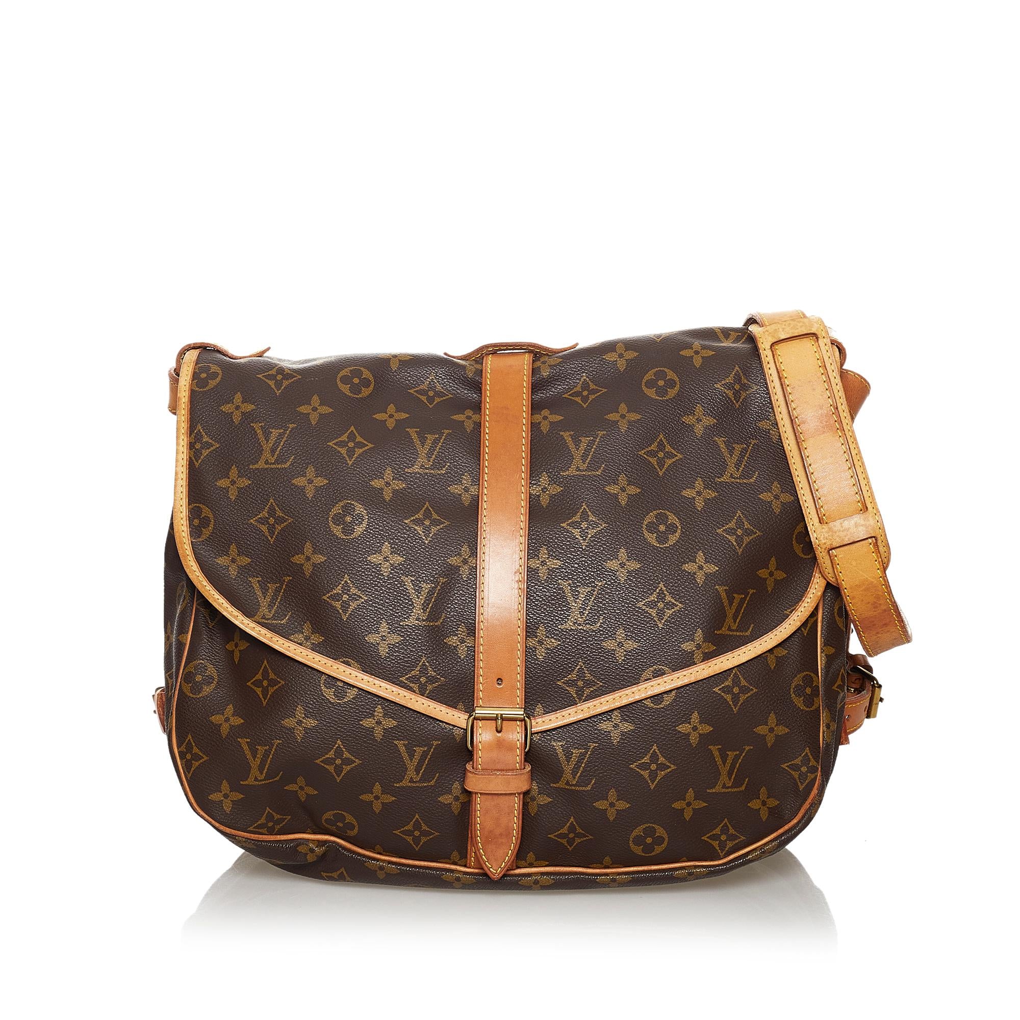 Louis Vuitton Monogram Saumur 35 (SHG-36589)