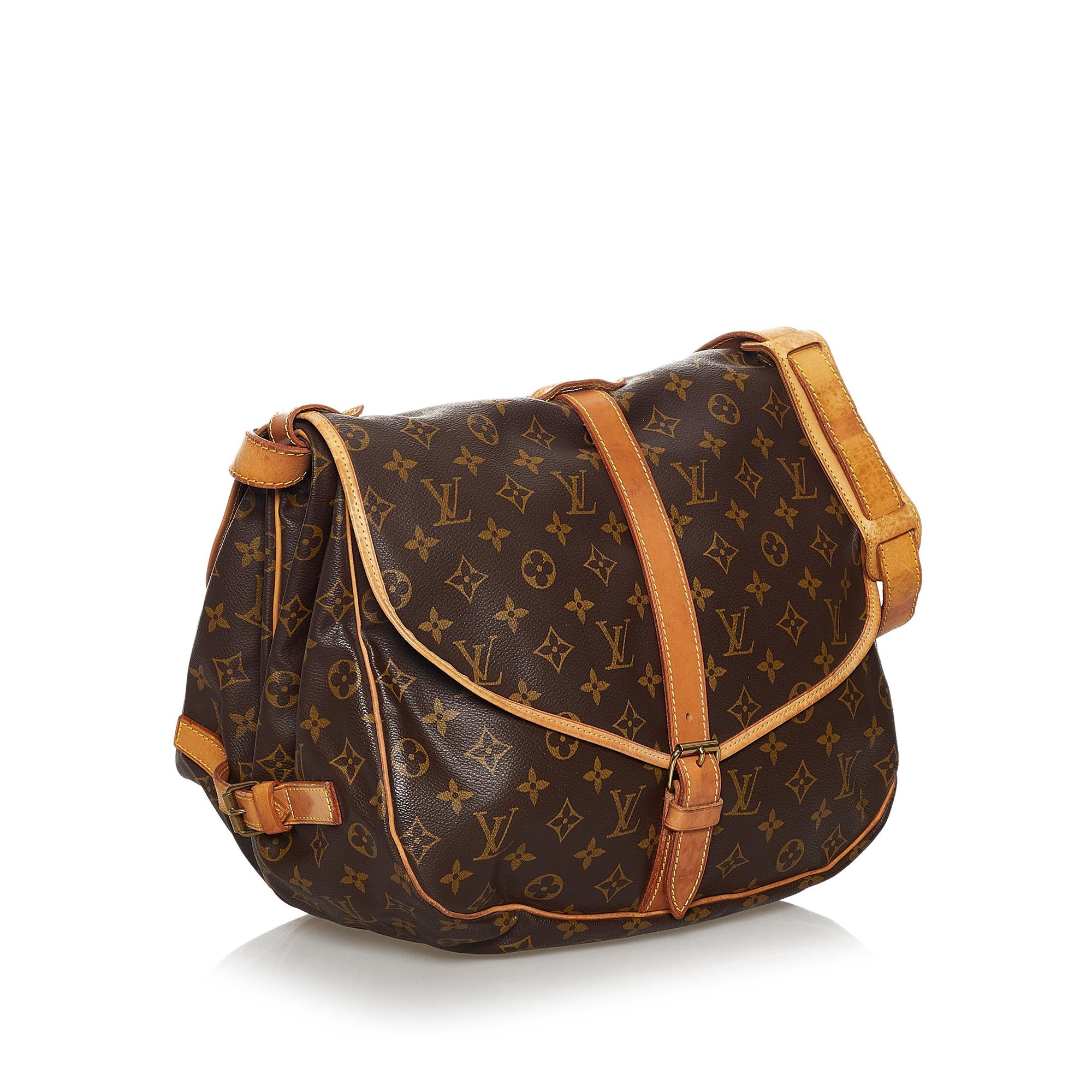 Louis Vuitton Monogram Saumur 35 (SHG-36589)