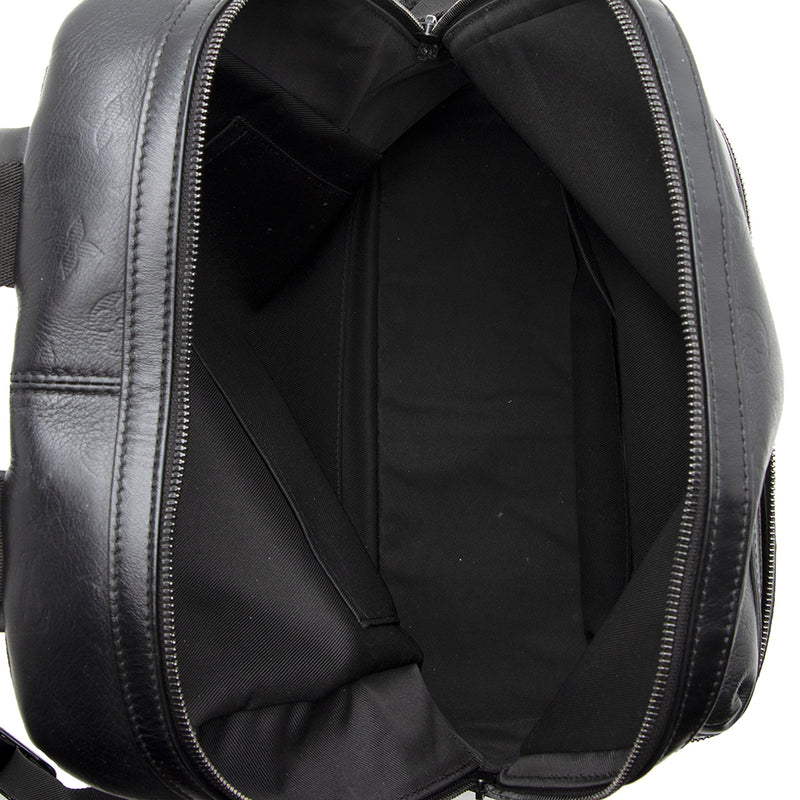 Navy Monogram Shadow Leather Sprinter Backpack Black Hardware, 2021-2022