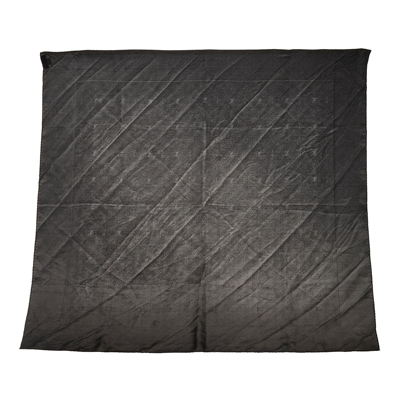 Louis Vuitton grey Cotton-Silk Portrait Scarf