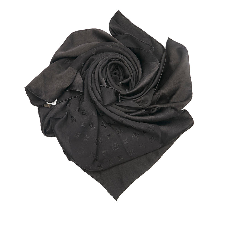 black lv scarf