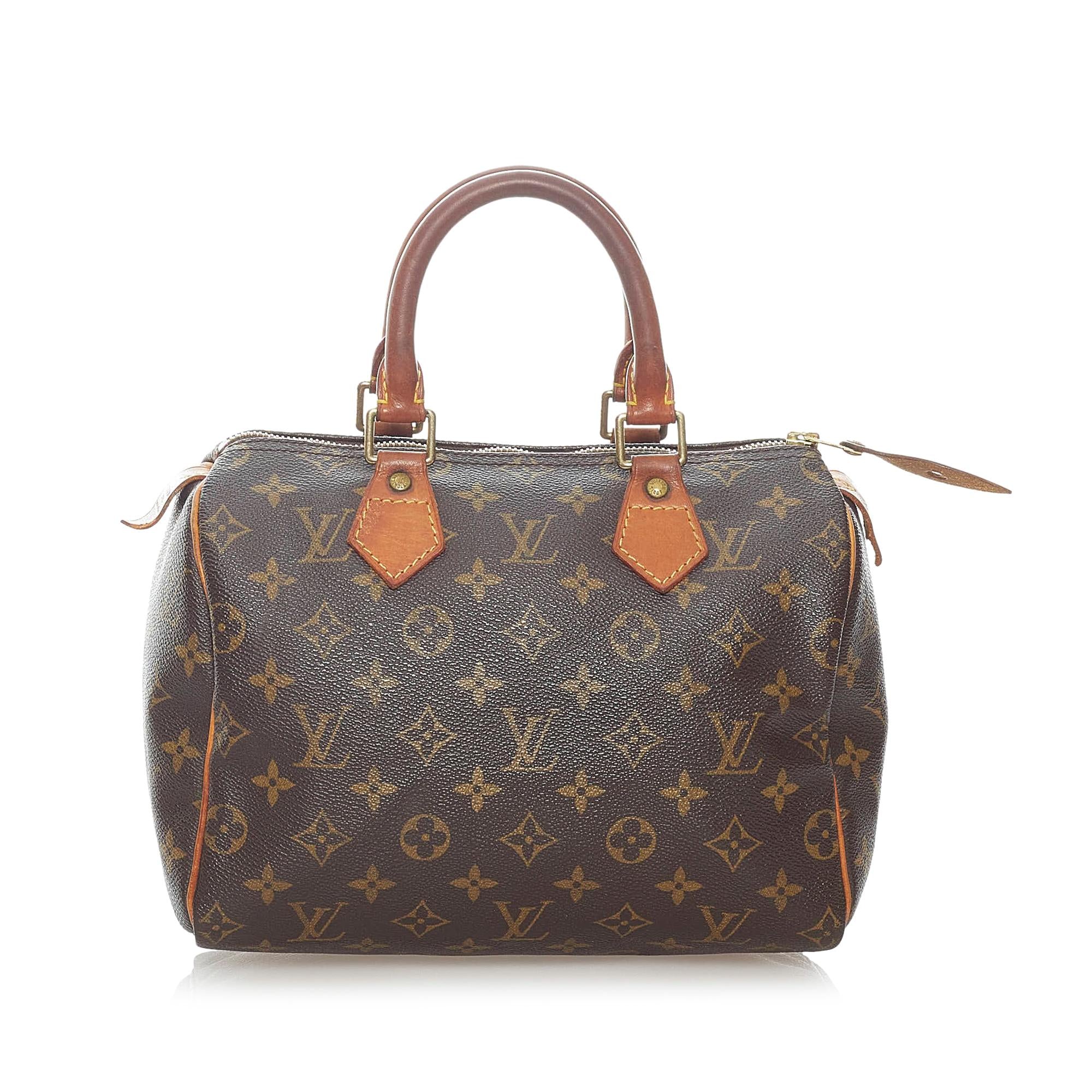 Louis Vuitton Monogram Speedy 25 (SHG-34702)
