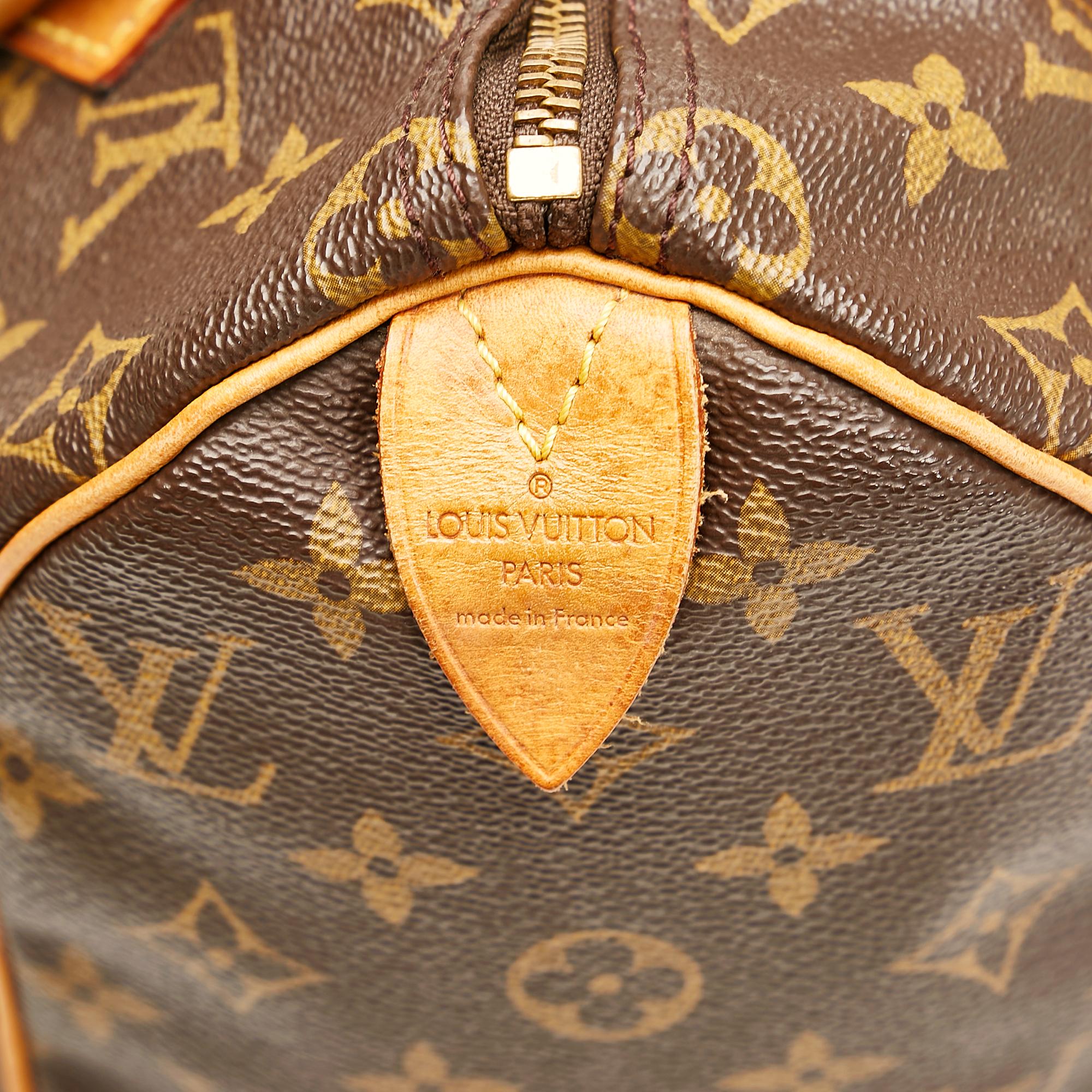 Louis Vuitton Monogram Speedy 25 (SHG-37919)