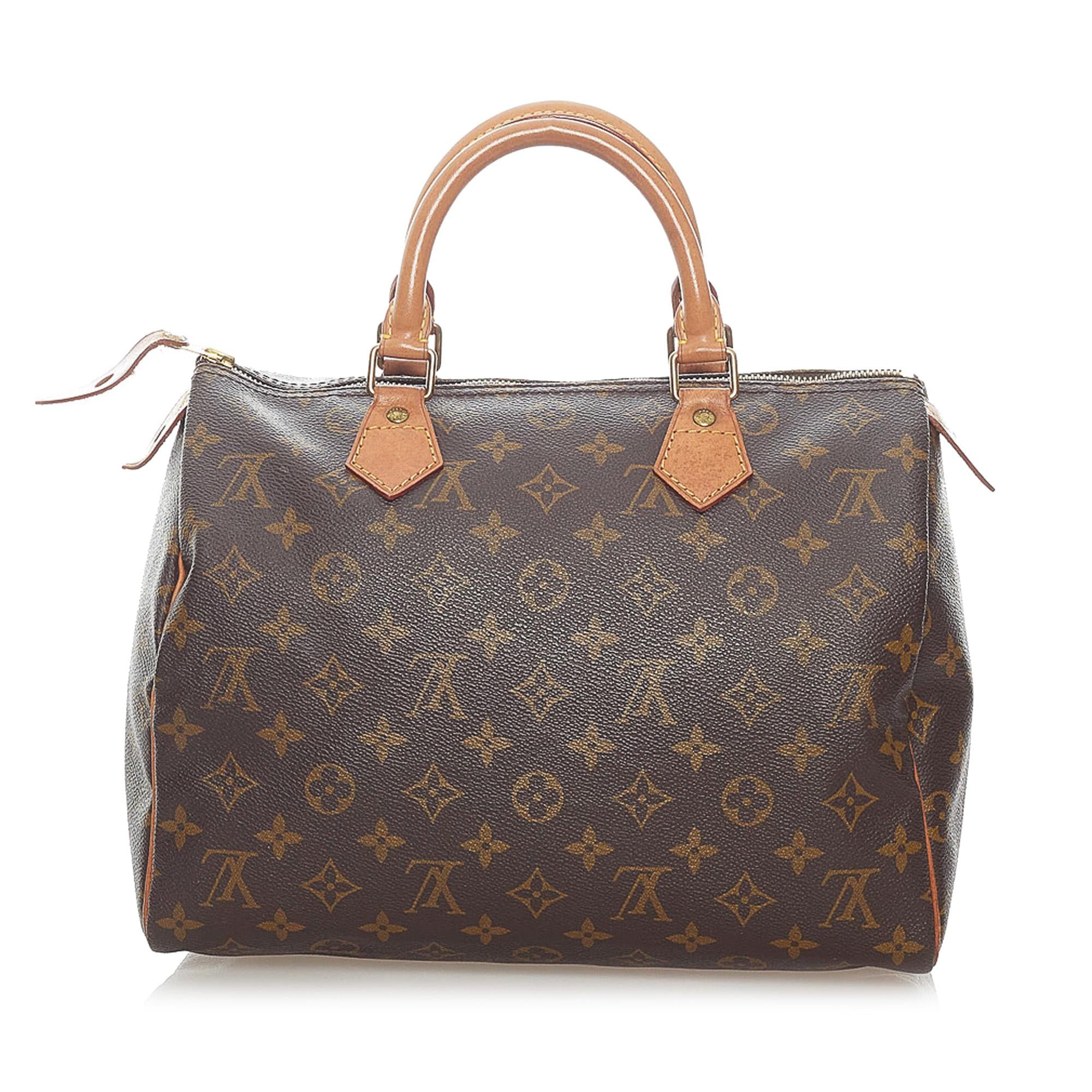 Louis Vuitton Monogram Speedy 30 (SHG-32423)