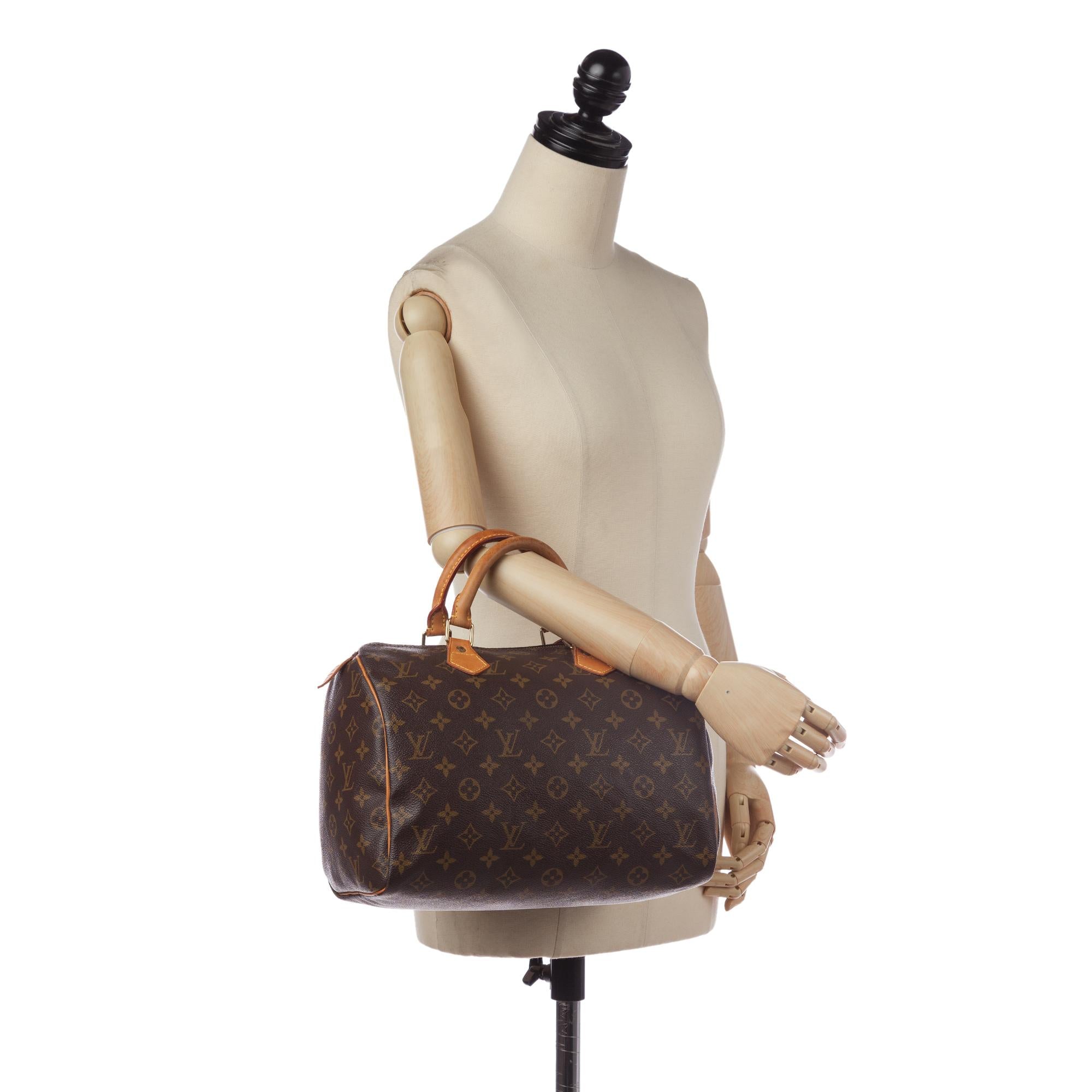 Louis Vuitton Monogram Speedy 30 (SHG-33057)