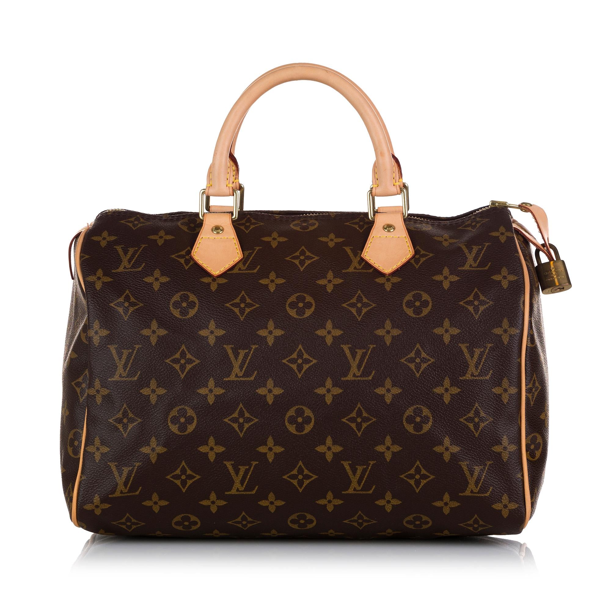 Louis Vuitton Monogram Speedy 30 (SHG-35681)