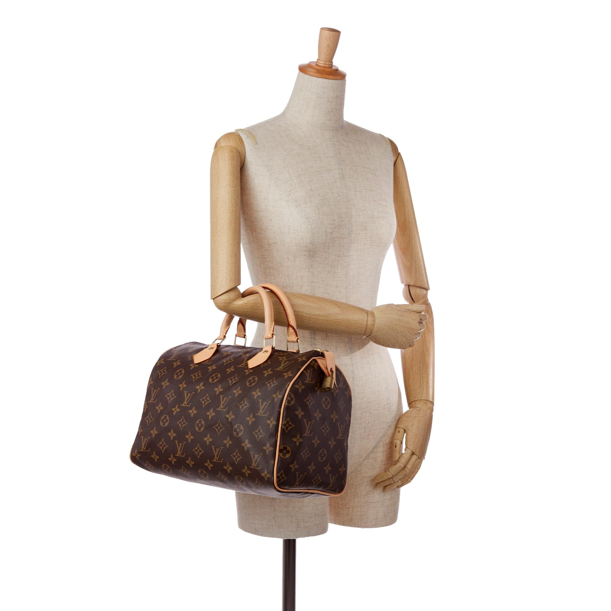 Louis Vuitton Monogram Speedy 30 (SHG-35681)