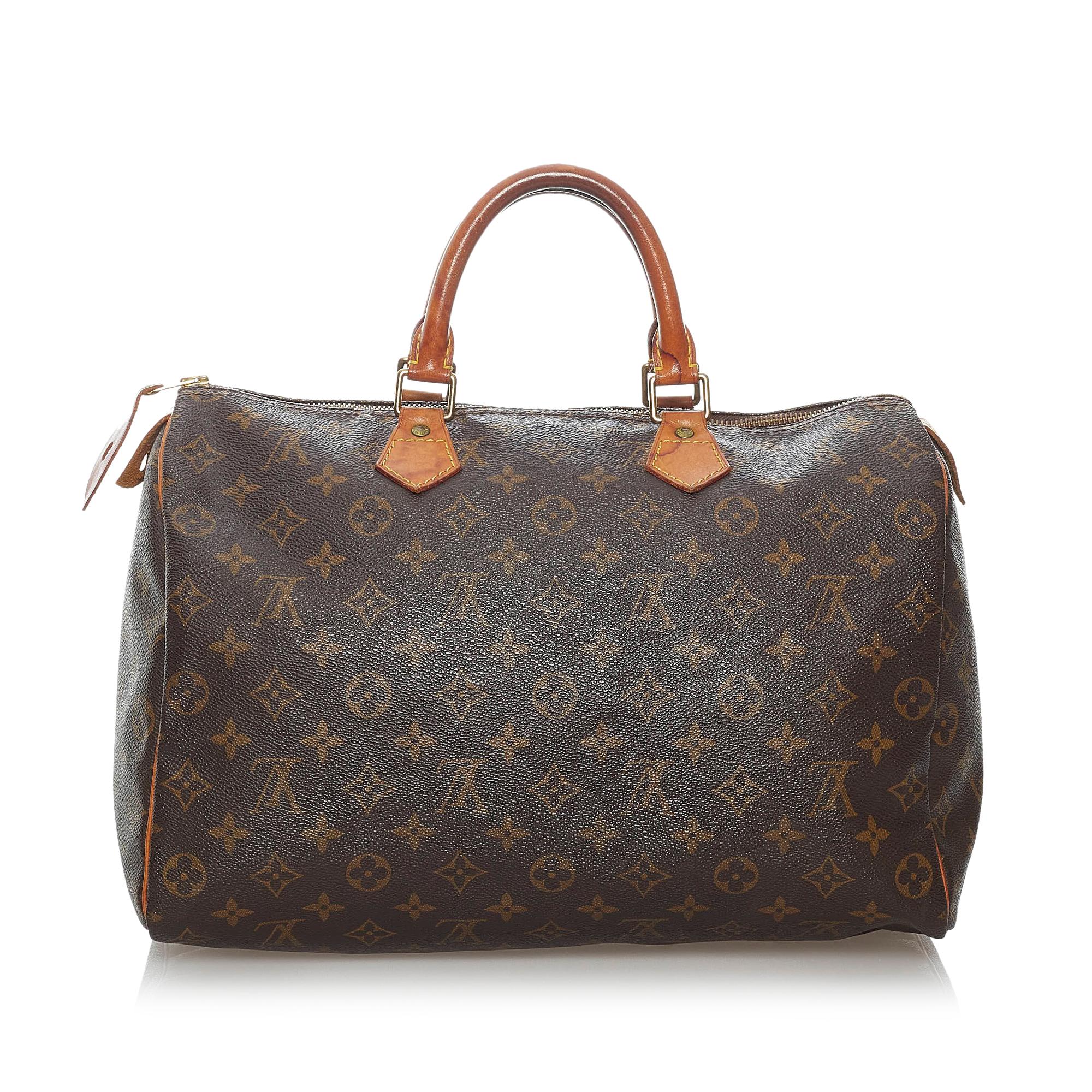 Louis Vuitton Monogram Speedy 35 (SHG-29660)
