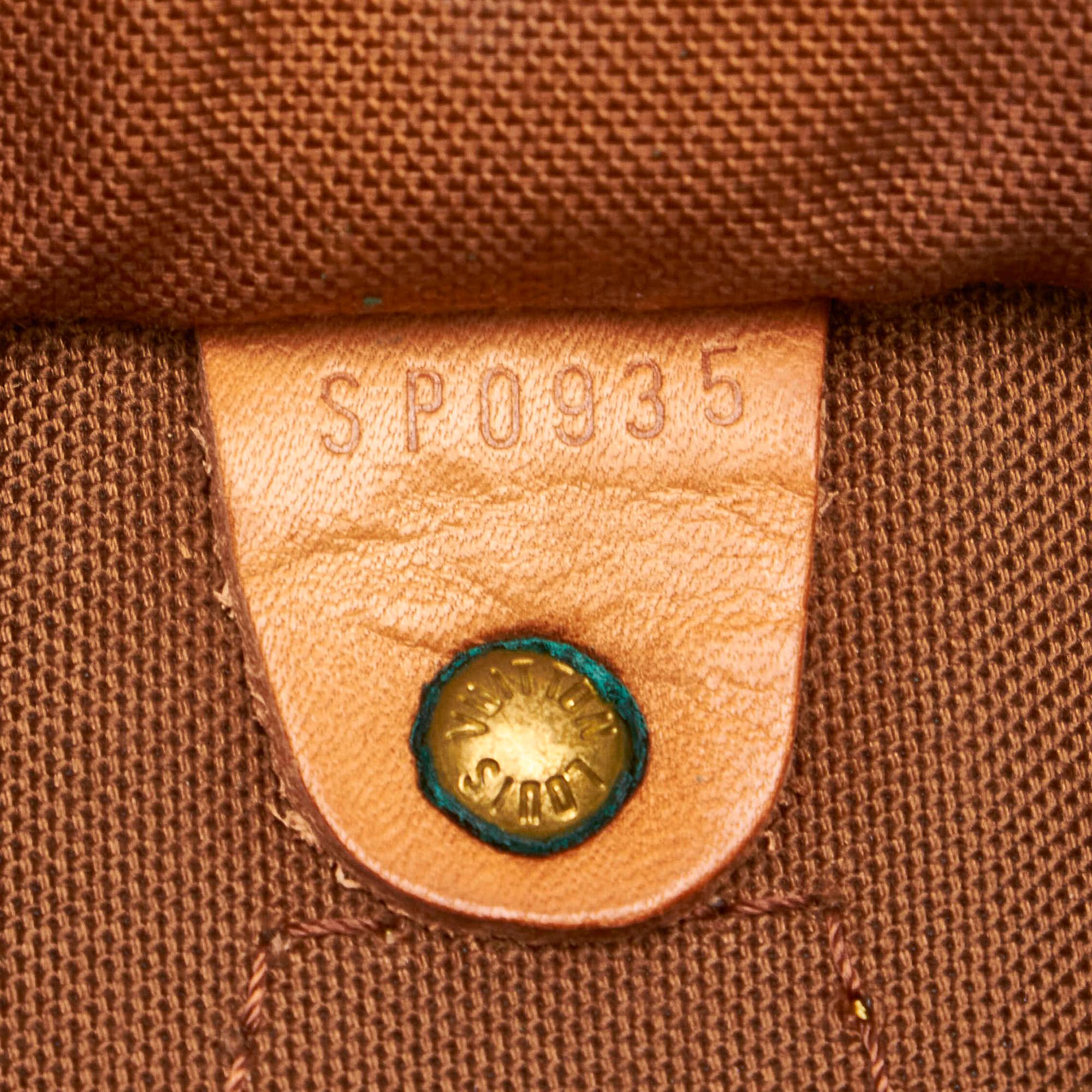 Louis Vuitton Monogram Speedy 35 (SHG-29660)